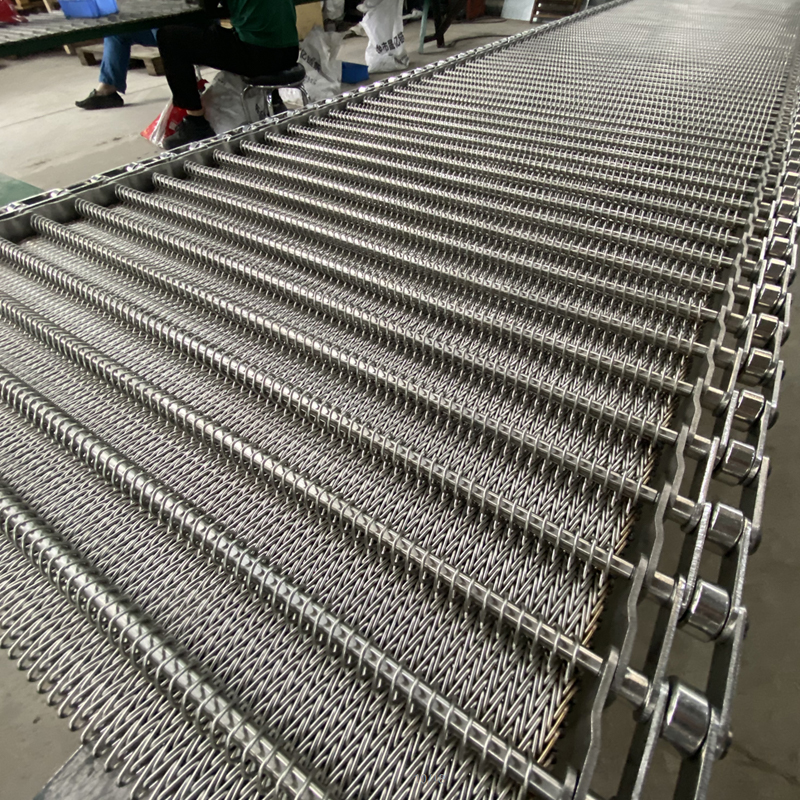 Stalen materiaalproducten die de mesh-riem van de oven normaliseren
