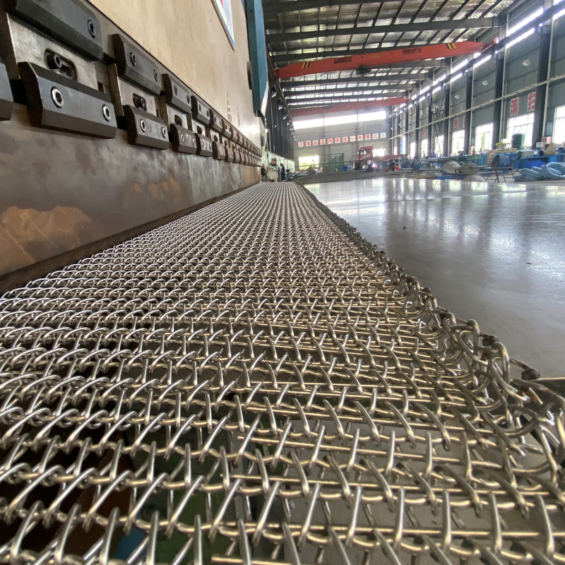 Transportband voor het drogen van snacks